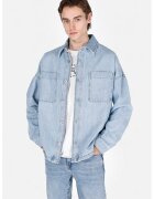 COLINS Camasa din denim cu maneci cazute - Albastru deschis