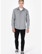 COLINS Camasa regular fit cu capse - Gri deschis