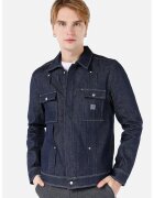 COLINS Jacheta de denim cu buzunare pe piept - Albastru inchis