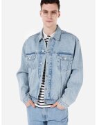 COLINS Jacheta din denim cu aspect decolorat - Albastru pastel