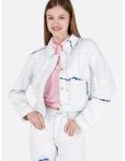 COLINS Jacheta din denim cu detalii contrastante - Albastru glaciar