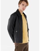 COLINS Jacheta slim fit de piele ecologica cu buzunare aplicate - Negru stins