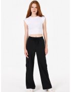 COLINS Pantaloni cargo cu snur de ajustare - Negru