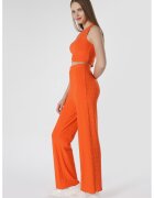 COLINS Pantaloni cu talie inalta si aspect texturat