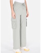 COLINS Pantaloni de trening cu croiala ampla si talie inalta - Gri deschis