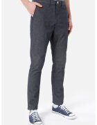 COLINS Pantaloni regular fit cu buzunare laterale - Gri inchis melange