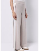 COLINS Pantaloni relaxed fit de trening cu talie medie - Alb/Grej