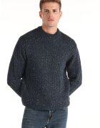 COLINS Pulover cu striatii si pete decorative - Bleumarin