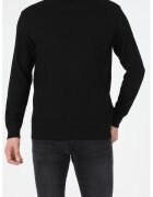 COLINS Pulover regular fit cu decolteu la baza gatului - Negru