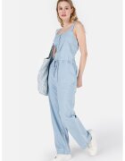 COLINS Salopeta din denim cu model uni si buzunare - Albastru deschis