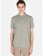 COLINS Tricou polo cu logo brodat - Verde melange