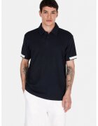 COLINS Tricou polo striat - Albastru ultramarin