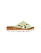 Comfortabel Slapi dama - 700673-07 - Piele naturala - Verde