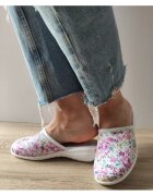 Comoda Saboti Medicali Dama 10 Fiori Lavanda Floral Fucsia - Floral - Flori