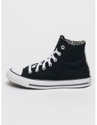 Converse Pantofi sport din panza cu detalii animal print - Alb/Negru