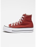 Converse Tenisi din panza cu talpa flatform Chuck Taylor All Star Lift - Caramiziu