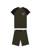 CR7 Underwear Pijama baieti - Verde inchis -