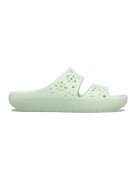 Crocs Papuci cu model floral Classic - Verde pal