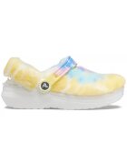 Crocs Saboti Classic Fur Sure - Alb