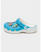 Crocs Saboti slingback cu model clasic si imprimeu desene animate - Rosu/Albastru pastel/Alb optic