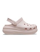 Crocs Saboti slingback cu talpa wedge Crush - Roz pal
