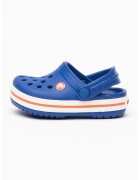 Crocs Saboti slingback relaxed fit Crocband - Alb/Portocaliu/Albastru inchis