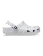 Crocs Saboti unisex de cauciuc cu logo - Alb