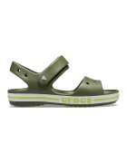 Crocs Sandale cu velcro si logo - Verde sparanghel