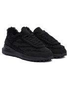 DATE Tenisi dama Athleta Shearling W4 - piele naturala - negru