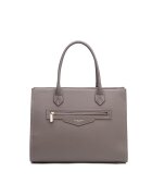 David Jones Geanta shopper din piele ecologica Erisma - Maro inchis