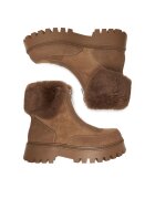 DeeZee Botine dama 19001-1 - Textil - Maro