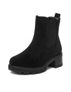DeeZee Botine dama V2222-1 - Textil - Negru