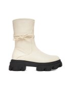 DeeZee Ghete dama - ecru - talpa neagra -