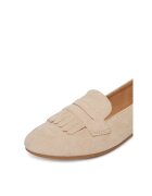DeeZee Mocasini dama - bej - tesatura
