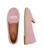 DeeZee Mocasini dama - espadrile roz - tesatura
