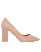 DeeZee Pantofi dama - model DZ0010 - roz - tesatura - cu toc
