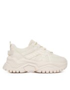 DeeZee Pantofi sport dama - sneakers bej - piele ecologica -