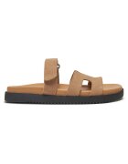 DeeZee Papuci dama - bej - piele naturala -