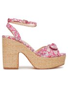DeeZee Sandale dama - espadrile - roz - tesatura