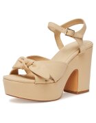 DeeZee Sandale dama - model 6103-4 - cu toc - bej