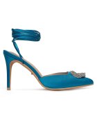 DeeZee Sandale dama - toc - albastru