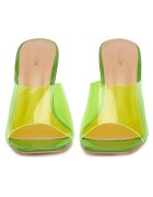 DeeZee Slapi dama cu toc - ZALHT-01 - verde