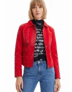 Desigual Jacheta din piele ecologica cu aspect lacuit Cleveland