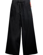 Desigual Pantaloni dama 25SWPW19 - Bumbac - Negru - Negru