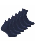 Diadora Set de sosete scurte unisex - 6 perechi - Albastru inchis