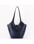 DIANA&CO Geanta mare cu borseta detasabila - Bleumarin - 26x38x12