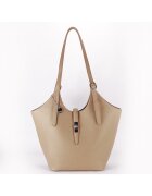 DIANA&CO Geanta mare cu borseta detasabila DTL706-3 16 - Nude - 26x38x12