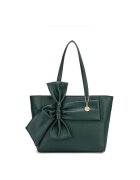 DIANA&CO Geanta shopper cu fermoar Velvetine Elite - Verde
