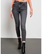 Diesel Blugi dama skinny cu talie inalta Slandy - Gri melange