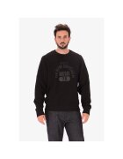 Diesel Bluza de trening cu imprimeu logo frontal - Negru
